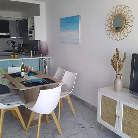 アパート View Of The Bay Juan Les Pins With A Spacious Terrace *